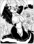  anthro beach big_breasts bikini black_fur blonde_fur blonde_hair bovine breasts butt canine cattle clothing eyelashes female fluffy_tail fox fur greyscale group hair half-closed_eyes horn human lagomorph long-tailed_weasel long_hair long_tail looking_at_viewer male mammal monochrome mouse mustelid navel one-piece_swimsuit one_eye_closed open_mouth oscar_marcus palm_tree pawpads pig pinup porcine pose rabbit rodent sand sea seaside skunk smile solo_focus squirrel stripes swimsuit tight_clothing under_boob water weasel white_fur wink 