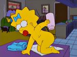  female invalid_background maggie_simpson nude patty_selma powder the_simpsons 