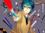  gray hatsune_mikuo kyama tie vocaloid 