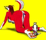  absorption_vore anal_insertion anal_penetration anal_vore canine cock_vore cum cum_on_feet eyes_closed female fetish. fox insertion invalid_tag mammal masturbation micro open_mouth paws penetration penis plain_background pussy spreading urethral urethral_penetration vorarephilia vore yellow_background 