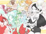  6+others alternate_costume alternate_hairstyle androgynous aqua_eyes aqua_hair asymmetrical_hair black_eyes black_hair blonde_hair blue_hair blush boots bort brown_hair christmas colored_eyelashes crystal_hair diamond_(houseki_no_kuni) easty euclase_(houseki_no_kuni) eyebrows_visible_through_hair eyes_closed fur_trim gift green_eyes green_hair grey_hair houseki_no_kuni hug hug_from_behind jade_(houseki_no_kuni) long_hair looking_at_viewer multicolored_hair multiple_others open_mouth orange_eyes orange_hair padparadscha_(houseki_no_kuni) phosphophyllite red_eyes red_hair ribbon rutile_(houseki_no_kuni) shinsha_(houseki_no_kuni) short_hair sleeping smile two-tone_hair white_eyes white_hair white_skin yellow_diamond_(houseki_no_kuni) yellow_eyes zircon_(houseki_no_kuni) 