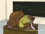  bear bottomless class dirtymutt male mammal obese old overweight solo teacher undressing 
