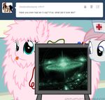  equine female feral fluffle_puff friendship_is_magic hair horse internal mammal mixermike622 my_little_pony nurse_hat nurse_redheart_(mlp) pink_hair pony tongue tongue_out x-ray 