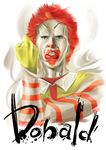  absurdres afro akita0218 bad_id bad_pixiv_id highres male_focus mcdonald's ronald_mcdonald solo 