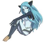  aqua_(tales) artist_request blue_eyes blue_hair blue_skin pointy_ears tales_of_(series) tales_of_symphonia tales_of_symphonia_knight_of_ratatosk 