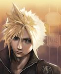  bad_id bad_pixiv_id cloud_strife final_fantasy final_fantasy_vii final_fantasy_vii_advent_children highres male_focus miche realistic solo spiked_hair 