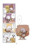  4koma bat_wings bedroom carrying coffin comic flandre_scarlet hounori izayoi_sakuya multiple_4koma multiple_girls pajamas princess_carry red_eyes remilia_scarlet sleeping touhou translated wings 