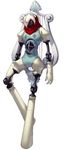  machine mechanical megaten musical_instrument orpheus persona_3 plain_background red_eyes robot solo video_games white_background 