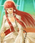  1girl atlus axe highres lolita_fashion long_hair miyami persona persona_3 red_hair shin_megami_tensei weapon yoshino_chidori 