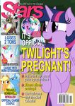  absurd_res applejack_(mlp) barcode cover cowboy_hat crown discord_(mlp) draconequus english_text equine eyewear feral friendship_is_magic glasses glowing gold green_eyes hair hat hi_res horn horse magazine magazine_cover magic male mammal multi-colored_hair my_little_pony pony prince_blueblood_(mlp) princess princess_celestia_(mlp) purple_eyes red_eyes royalty sparkles text trixie_(mlp) twilight_sparkle_(mlp) unicorn winged_unicorn wings zutheskunk 