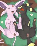  breath cervix duo edit eeveelution espeon female feral legs_up lesbian lying nintendo nude on_back pok&#233;mon pok&eacute;mon pok&eacute;philia presenting presenting_pussy pussy red_eyes spread_legs spreading tom_smith tongue umbreon video_games 
