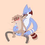  anal_penetration avian balls bird blue_jay blush cum cum_in_ass cum_inside gay handjob interspecies male mammal mordecai penetration penis raccoon regular_show resuku rigby sex 