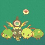  heart natu no_humans pokemon sigilyph 