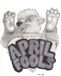  april_fool barefoot bear claws cub demon female finger grizzly hindpaw humor in james_m_hardiman jim_hardiman mammal mouth paws penance presenting spreading succubus young 