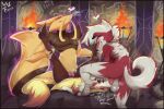  absurd_res anthro balls braixen canid canine claws female female_penetrated fur generation_1_pokemon generation_6_pokemon generation_7_pokemon genitals group hi_res inner_ear_fluff kadabra lycanroc male male/female male_penetrating male_penetrating_female mammal midnight_lycanroc nintendo nude oral penetration penile penile_penetration penis pokemon pokemon_(species) pussy red_body red_fur sex tail tongue trio tuft vaginal vaginal_penetration vilf white_body white_fur yellow_body yellow_fur 