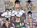 &lt;3 &lt;3_eyes ambiguous_penetration angry animal_crossing anthro ball_suck bedroom_eyes bella_(animal_crossing) big_butt bodily_fluids bouncing_breasts breasts bree_(animal_crossing) butt carrying_another carrying_partner clothed clothed_sex clothing comic cum cum_in_ass cum_in_mouth cum_in_pussy cum_inside doggystyle eyewear female from_behind_position from_front_position genital_fluids glasses group hi_res human irrumatio kiss_on_lips kissing klutzatdusk licking licking_lips looking_at_viewer male male/female mammal mating_press mouse murid murine narrowed_eyes nintendo oral penetration penile petri_(animal_crossing) questionable_consent rodent seductive sex short_stack size_difference sucking surprise surprise_sex tongue tongue_out vaginal vaginal_penetration villager_(animal_crossing)