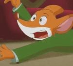  clothing crop cropped eyes_closed geronimo_stilton male mammal mouse rodent screencap solo suggestive suit 