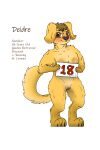 2:3 absurd_res animal_humanoid anthro bird_dog bisexual blush blush_lines bodily_fluids breasts brown_body brown_eyes brown_fur canid canid_humanoid canine canine_humanoid canis claws colored deidre_(littlejay1) digital_drawing_(artwork) digital_media_(artwork) digitigrade dog_humanoid domestic_dog dripping dripping_pussy english_text eyebrows female floppy_ears fluffy fluffy_tail fur genital_fluids genitals golden_retriever hair hi_res holding_object humanoid hunting_dog littlejay1 looking_at_viewer male mammal mammal_humanoid multicolored_body multicolored_fur nipples nude paws pussy pussy_juice raised_eyebrow retriever shaded simple_background smile smirk solo standing tail tan_body tan_fur text tuft two_tone_body two_tone_fur white_background
