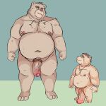 anthro bear big_penis cosmic51moon daniel_(cosmic51moon) duo father_(lore) father_and_child_(lore) father_and_son_(lore) foreskin genitals hi_res humanoid_genitalia humanoid_penis male mammal nude parent_(lore) parent_and_child_(lore) parent_and_son_(lore) penis size_difference son_(lore)