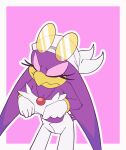 animated anthro avian bird breast_drop breast_jiggle breasts cleavage clothed clothing clothing_lift female hirundinid jiggling mmuhu oscine passerine sega solo sonic_riders sonic_the_hedgehog_(series) swallow_(bird) topwear undressing wave_the_swallow