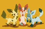  eeveelution glaceon koruri leafeon nintendo pok&#233;mon pok&eacute;mon sylveon video_games 