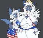 absol absurd_res age_difference american_flag_bikini anthro areola balls_outline big_areola big_breasts big_nipples big_penis bikini bikini_top borky-draws bottomwear breast_squish breasts bulge circumcised clothed clothing curvy_figure detailed_bulge digital_media_(artwork) duo embrace female flag_bikini fluffy fur generation_3_pokemon generation_6_pokemon genital_outline genitals grey_body hand_on_breast hand_on_leg hand_on_thigh hat headgear headwear hi_res hotpants huge_breasts huge_penis humanoid_genitalia humanoid_penis incest_(lore) jewelry larger_female looking_at_another looking_up male male/female maliqeth_apocrypha markings mature_anthro mature_female mega_absol mega_evolution mother_(lore) mother_and_child_(lore) mother_and_son_(lore) navel necklace nintendo nipple_slip nipples older_female parent_(lore) parent_and_child_(lore) parent_and_son_(lore) penis penis_outline pokemon pokemon_(species) poking_out puffy_nipples pussy roux_apocrypha shorts size_difference skimpy slightly_chubby slightly_chubby_anthro slightly_chubby_female smaller_male son_(lore) squish star_(marking) straw_hat swimming_trunks swimwear thick_thighs thigh_squish topless topless_male unbuttoned_pants voluptuous white_body white_fur wide_hips younger_male