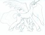 abdominal_bulge applejack_(mlp) cutie_mark dickgirl duo equine female feral friendship_is_magic fucked_silly herm horn horse intersex male mammal monochrome my_little_pony open_mouth penetration plain_background pony princess princess_celestia_(mlp) royalty saliva sex size_difference sketch straight tongue traditional_media unknown_artist vaginal vaginal_penetration winged_unicorn wings 