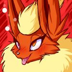  ? avatar blush candyfoxy drunk eeveelution female feral flareon headshot heterochromia icon nintendo pok&#233;mon pok&eacute;mon portrait solo video_games 