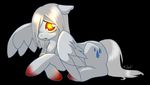  amber_eyes animal_ears black_background cutie_mark equine female friendship_is_magic hair horse my_little_pony nessia pegasus plain_background ponification pony solo white_hair wings witch_(left_4_dead) 