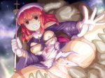  breasts caryo la_pucelle large_breasts monster_sex nippon_ichi prier red_hair tabigarasu 
