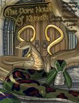  camo castle comic eye eyes female forked_tongue green_skin long_tongue looking_at_viewer naga open_mouth outside reptile scalie snake tan_skin tongue tongue_out unknown_artist vorarephilia vore yellow yellow_eyes 