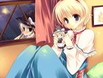  alice_margatroid bad_id bad_pixiv_id blonde_hair blue_eyes doll kinoko kirisame_marisa multiple_girls short_hair touhou window 