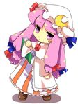  blush_stickers book chibi chigo patchouli_knowledge solo touhou 