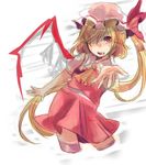  bad_id bad_pixiv_id bangs flandre_scarlet hair_over_one_eye sketch solo touhou usagiho 