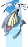  animal_focus antennae artist_name beautifly blue_eyes blue_sky bug butterfly cloud commentary_request highres iwasi_29 no_humans outside_border pillarboxed pokemon pokemon_(creature) sky sparkle twitter_username wings 