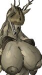 9:16 absurd_res anthro bandage big_breasts black_arms bloodborne breasts brown_body brown_nipples canid female fromsoftware hi_res horn huge_breasts jaws mammal nipples rentressy solo sony_corporation sony_interactive_entertainment vicar_amelia