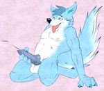  cum cumshot erection kneeling male masturbation nude orgasm penis plain_background shot solo wolfehfur wusky 