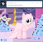  blue_eyes duo equine female feral fluffle_puff friendship_is_magic hair hairspray horn horse mammal mixermike622 my_little_pony pony purple_hair rarity_(mlp) tongue tongue_out unicorn 