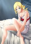  1girl absurdres akatsuki_sora atlus blonde_hair blue_eyes breasts catherine catherine_(game) demon_girl drill_hair highres solo 