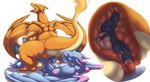  anal_insertion anal_penetration anal_vore anus big_butt blue_body blue_dragon butt charizard cum cum_inflation dragon excessive_cum fellatio firondraak forced gay huge_butt inflation insertion internal kalnareff knot living_condom living_dildo male nintendo nude oral oral_sex penetration penis pok&#233;mon pok&eacute;mon rectum reptile scalie sex silvaentys simple_background size_difference unwilling unwilling_prey video_games vore wet 