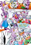  anthro baby blaze_the_cat cat clothing comic english_text feline fur gloves green_eyes hedgehog looking_at_viewer mammal ponytail purple_fur sega silver_the_hedgehog sonic_(series) text white_fur yellow_eyes young 