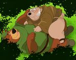  bear blush bottomless disney duo gay grizzly_bear little_john male mammal nora_taro overweight sex tunic 