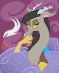  discord_(mlp) draconequus female friendship_is_magic misscord my_little_pony peachiekeenie portrait solo 