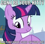  english_text equine female feral friendship_is_magic hair horn horse image_macro mammal my_little_pony navel open_mouth outside pink_hair pony purple_hair solo text tree twilight_sparkle_(mlp) two_tone_hair unicorn unknown_artist 