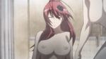  16:9 animated animated_gif bounce bouncing_breasts breasts hyakka_ryouran_samurai_girls large_breasts long_hair nude red_hair yagyuu_juubei_(hyakka_ryouran) 