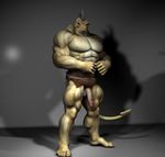  abs anthro balls biceps big_muscles big_penis brown_skin cgi claws clothing erection flexing half-erect hindpaw horn lizard loincloth looking_at_viewer male muscles nude paws pecs penis pose presenting reptile scales scalie shorts skin solo standing tan_skin toe_claws toned topless vic34677 white_skin 