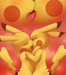  blush cute darkmirage drooling duo eyes_closed female french_kissing hug kissing lesbian mammal mouse nintendo open_mouth pikachu pok&#233;mon pok&eacute;mon rodent saliva tongue tongue_out video_games 