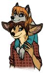  big big_ears brun69 bulldog24 canine checkered_shirt clothing duo female fennec fox hair headphones hollywood huge_ears invalid_color invalid_tag keksy landscape male mammal piercing shirt straight wolf 