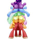  big_macintosh_(mlp) equine female feral fluttershy_(mlp) friendship_is_magic horn horse lyra_(mlp) lyra_heartstrings_(mlp) male mammal mr.v my_little_pony pegasus pony rainbow_dash_(mlp) stack_of_ass twilight_sparkle_(mlp) unicorn wings 