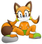  black_background blue_eyes cub female flat_chested jetfrozen looking_at_viewer marine_the_raccoon panties plain_background sega solo sonic_(series) underwear young 